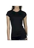 Ladies Short Sleeve Longer Length Layering Tee