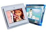 7 Digital Photo Frame & Mp3/video Acrylic Frame with Blue LED