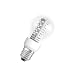 Osram 26801B1  Parathom LED Classic A, E27 80061-01 klar LED-Lampe in Gl�hlampenform 2 W/100V-240V, warmwei�