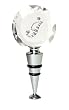 Rhinestone Monogram Winestopper - I
