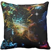 Personalized 18x18 Inch Square Cotton Awesome universe throw pillows Throw Pillow Case Decor Cushion Covers