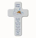 Produkt-Bild: Holzkreuz Kinder-kreuz Lieber Engel 18 x 11 cm