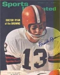 Frank Ryan Autographed/Hand Signed Sports Illustrated Magazine (Cleveland Browns)