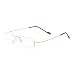 Royal Son Rimless Rectangular Unisex Spectacle Frame (RS04960ER|50|Transparent) RS.399.00