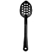 Carlisle 441103 Black 11-Inch Polycarbonate Perforated Serving Spoon (Case of 12)
