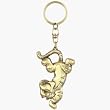 Tigger Winnie the Pooh Brass Double Sided Key Chain Keychain