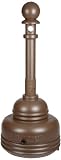 Eagle 1206BROWN High Density Polyethylene (HDPE) SafeSmoker Cigarette Receptacle, 5 quarts Capacity, 37.75