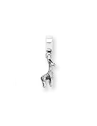 Giraffe Charm in Silver for 3mm Charm Bracelets