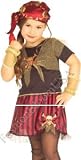 Kids Halloween Punk Pirate Princess Girl Costume Cute Caribbean Childrens Buccaneer Punky Outfit