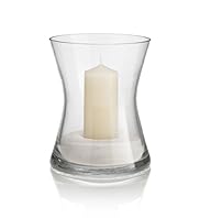 Large Clear Hurricane Candle Holder
