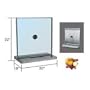 CRL Satin Anodized Cashier Window Unit