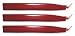 Traditional Red Scottish Sealing Wax (With Wick) - 3 Sticks