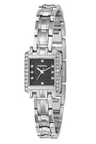 Fossil Ladies Glitz stainless Steel Bracelet Watch With Crystal Accents