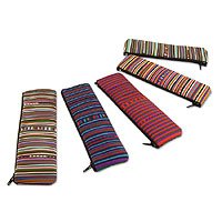Colorful Cotton Pencil Cases of 5)
