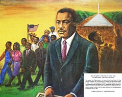 Martin Luther King, Jr. 72 pc Black History Kids Jigsaw Puzzle by Nashville Game Company