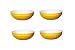 Emile Henry 1-Quart Individual Pasta Bowls, Set of 4, Citron