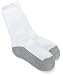 Jefferies Socks Boys 8-20  Seamless Toe Athletic Crew, White/Grey, 6-pack 8-9