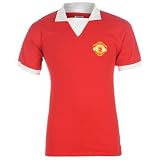 ScoreDraw Retro Manchester United 1973 Home Shirt Red Extra Lge