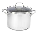 Sabatier Signature Stainless Steel 8-Quart Stock Pot with Lid