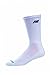 New Balance Womens Core Cotton Crew, White, W 10-12, 6 Pair
