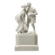 Royal Copenhagen 2670014 Royal Whites 10.50" Princess and Swineherd Figurine