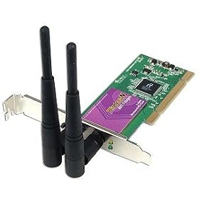 802.11b g n Wireless N LAN Wireless Access Point PCI Card by 