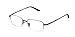 De Ding Metal Half Rim Bifocal Reading Glasses (silver, 2.5 x)