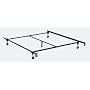 Atlas Lock Keyhole Twin to Queen Adjustable Bed Frame with 5 Legs and 2" Wide Rollers By Hollywood Bed Frame