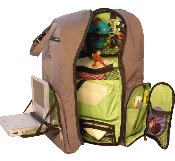 Okkatots Travel Baby Depot Backpack Bag - Grey