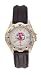 Detroit Pistons All Star Ladies Black Leather Strap Watch