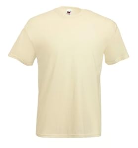 10 Fruit of the Loom T-Shirt Gr. 140, Beige