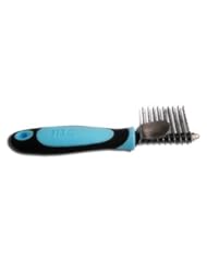 Pet Products: ZCL Professional Pet Hair Fur Knot Comb with General Handle (Assorted Color) , Blue - ZCL-Dog grooming supplies