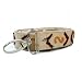 Fair Trade Hand-Embroidered Leather Dog Leash - Tan