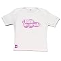 DribbleFactory I Blame the Parents White Girl's T-Shirt (18 Months)