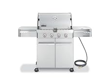 Weber 1810001 Summit S-420 Natural Gas Grill, Stainless Steel