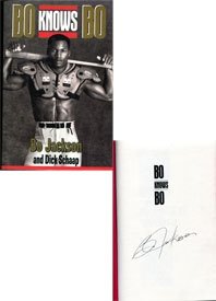 Bo Jackson Autographed ''Bo Knows Bo'' Book