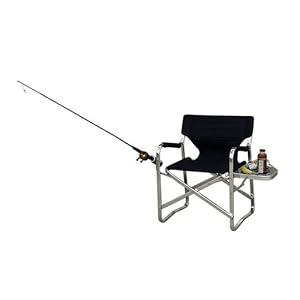 Click here to buy FREE GIFT WRAP- OASIS Deluxe Director Fishing Chair w  Side Table and Black Storage Side Bag and....