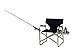 UNIQUE OASIS Deluxe Director Fishing Chair w/ Side Table, Fishing Rod Holder & Black Storage Side Bag-3 Years Warranty-A BONUS SOLAR RECHARGEABLE LED FLASHLIGHT INCLUDED WITH YOUR ORDER...