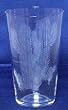 Individually Hand Etched Cactus Tumbler Glass 7"H Set / 4