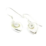Silver loops “Sainte Lucie” heart.