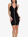GUESS by Marciano Keagan Zip Bandage Sweater Dress, BLACK (S)