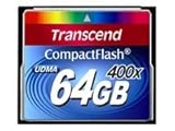 Transcend 400X - 64 GB Compact Flash Memory Card TS64GCF400 (Blue)