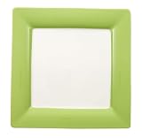 Villeroy & Boch Wonderful World Green 10 1/2 dinner plate square