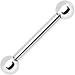 10 Gauge Internally Threaded Steel Barbell - 5/8" 5mm