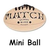 Gilbert MINI Historical Leather Rugby Ball