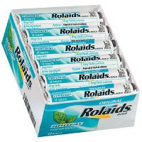 Rolaids Peppermint Antacid 12/12 ct. Rolls