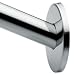 Moen 65-F-PS Donner Low-Profile Curved Shower Rod Flange Kit, Polished Stainless