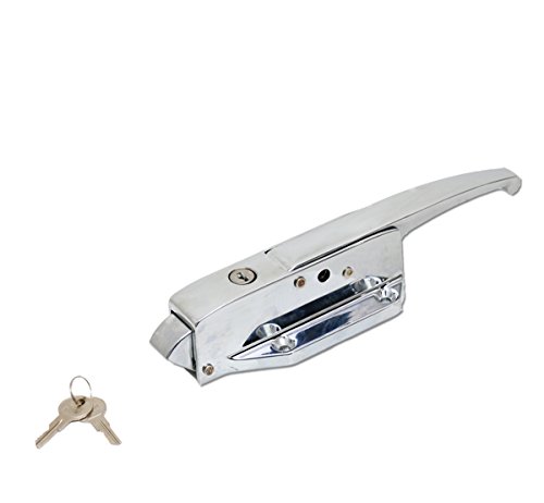 Kason K58 Series Walk-In Safety Latch Only with Key Chrome Finish NSF Approved K58C-C02