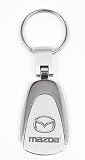 Mazda Chrome Teardrop Keychain