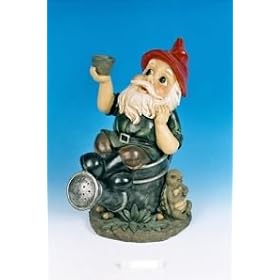 Gnome on Water Can 18in Height by MRC COMPANY